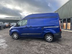 128K MILES - BLUE BRILLIANCE: 2014 TRANSIT'S HIGH ROOF ADVENTURE MOT JAN 2024 - NO VAT ON HAMMER