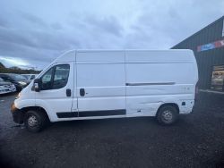 WHITE WORKHORSE: CITROEN RELAY L3 H2 DIESEL MOT: 19TH SEPTEMBER 2024 - NO VAT ON HAMMER