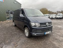 VW TRANSPORTER PANEL VAN: EURO 6, PART SERVICE HISTORY ONLY 130K - NO VAT ON HAMMER