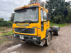 2002 VOLVO FL6 LEFT HAND DRIVE CHASSIS CAB
