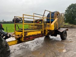 IMPACT CRUSHER MOUNTED ON A SINGLE AXLE DRAWBAR TRAILER