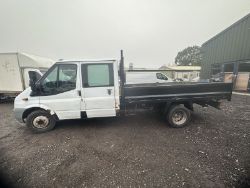 **(ONLY K 73MILEAGE)** WORKHORSE: 2011 FORD TRANSIT 350 LWB FLATBED PICK UP (NO VAT ON HAMMER)