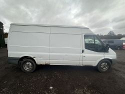 SMOOTH-DRIVING TRANSIT: 2011 FORD T350 RWD STARTS PERFECT. RUNS PERFECT - NO VAT ON HAMMER