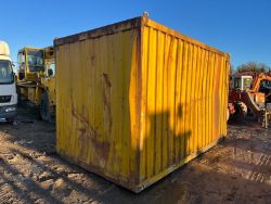 FORTIFIED 12X8 CONTAINER: LOCKABLE, DRY, SPACIOUS