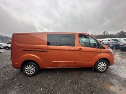**(ONLY 89K MILEAGE)** UNIQUE 68 PLATE TRANSIT CUSTOM CREW CAB - FACTORY FIT (NO VAT ON HAMMER)