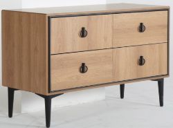 VITA OAK 2 DRAWER DRESSER 620X1150X780MM MRP £499