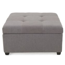 **(BRAND NEW SEALED BOX)**POUFFE FOOTSTOOL OTTOMAN STORAGE BOX