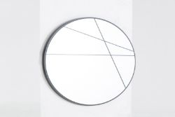 VITA OAK ROUND MIRROR 760MM DIA MRP £199
