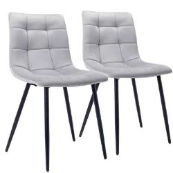**(BRAND NEW SEALED BOX)** 8 X ALIAUNA UPHOLSTERED CHAIRS