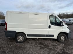 112K MILES - 66 PLATE PEUGEOT BOXER TRANSIT PRO SWB L1 H1 2.2 - NO VAT ON HAMMER