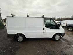 FORD TRANSIT T280: 2.2 TDCI, SOLID WORK COMPANION - MOT: 23RD MARCH 2024 - NO VAT ON HAMMER