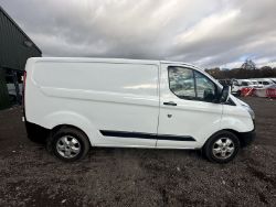 UNIQUE 65 PLATE TRANSIT CUSTOM T290 - MOT: 7TH FEBRUARY 2024 - NO VAT ON HAMMER