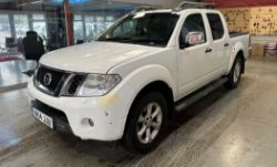 2014 NISSAN NAVARA: METICULOUSLY MAINTAINED TWIN CAB - (NO VAT ON HAMMER)