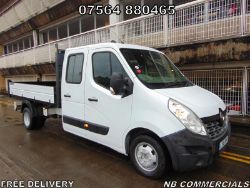 RENAULT MASTER 2016 TIPPER: CREW CAB, 7 SEATS, TOW BAR, 63K MILES