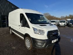 **(ONLY 18K MILEAGE)** SMOOTH TRAVELS: 71 PLATE FORD TRANSIT TREND MOT OCT 2024 - NO VAT ON HAMMER