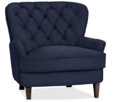 **(BRAND NEW SEALED BOX)**NAVY BLUE ARMCHAIR