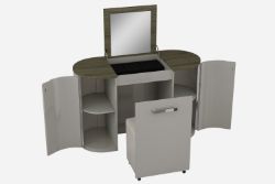 FURNITURE VILLAGE AZZURRI VANITY UNIT WITH STOOL MRP £799