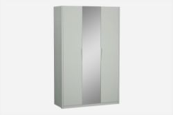 LILLY 3 DOOR HINGED WARDROBE IXMIRROR DOOR 1410X570X2230MM RRP £1299