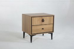 VITA OAK FNISH 2 DRAWER NIGHTSTAND 470X620X590MM MRP £229