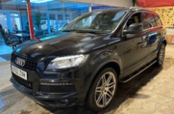 110K MILES - LUXURY BARGAIN: 62 PLATE AUDI Q7 S LINE 3.0 TDI 245 **NO VAT ON HAMMER**
