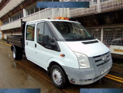 LOW-MILEAGE WORKHORSE: 2007 FORD TRANSIT TIPPER, 62K MILES