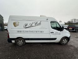 162K MILES - RELIABLE COOLING SOLUTION: RENAULT MASTER MWB FRIDGE VAN - NO VAT ON HAMMER