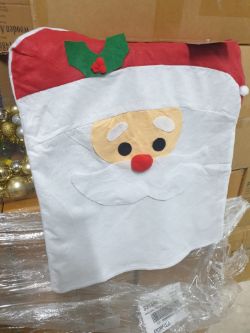 LOT CONTAINIG 200 X XMAS FELT CHAIR COVERS