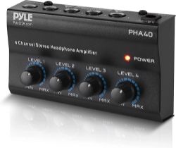 60 X LANZAR PHA40 AMPLIFIERS 4-CHANNEL PORTABLE STEREO - PROFESSIONAL MULTI CHANNEL - RRP £1200