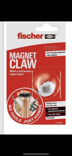 300 PACKS FISCHER MAGNET CLAW HARDWARE CLEARANCE RRP £1500