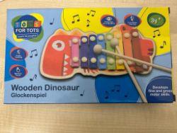 LOT CONTAINING 240 X WOODEN DINOSAUR GLOCKENSPIEL