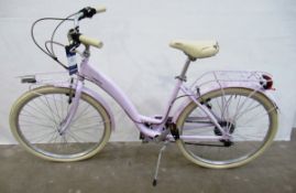 MBM 'Primavera' bicycle in pink and cream 26