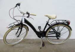 MBM 'Primavera' bicycle in black and cream 26
