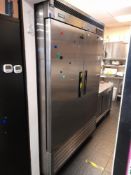 Angel RU1370 stainless steel mobile commercial refrigerator (Approx. 1350 x 2100), viewing