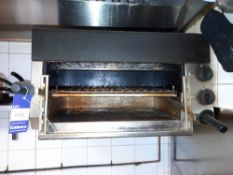 Unbadged wall mounted salamander grill (Approx. 900 x 550) (Purchaser to remove)