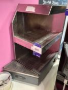 Unbadged twin section cup warmer