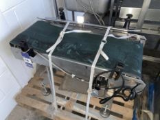 Small Belt Conveyor - Belt 1m x 330mm, 650mm High