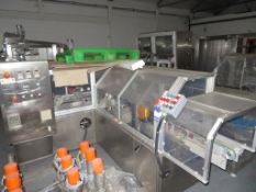 1999 Vara Model CH87E L-shaped Carton Sealer. 3100 x 200 x1700mm High