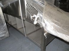 Stainless Steel Locker 640 x 400 x2100mm High and a Stainless Steel Storage Drawer 2500 x 6400 x 350