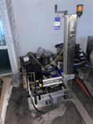 Weber Model 5200 Mobile Printer Applicator with Zebra 170 PAX 3 Label Printer