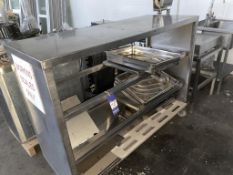Stainless Mobile shelf Unit, Trays etc