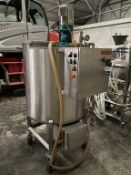 Mobile Stainless Steel Vessel c.1m x 1m with Brawn Agitator