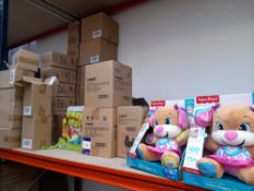 Contents to shelf to include VTech Walkie Talkies,