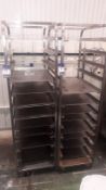 2 x 12-tier Mobile Trollies 800 x 500 x 1800