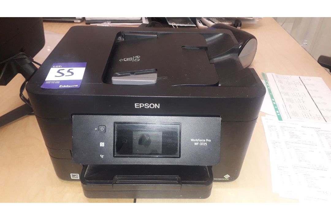 Epson Work Force Pro WF-3725 All-in-One Inkjet Printer, serial number X3Y5058180 - Image 1 of 3