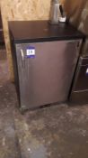Gamko MG2/150RDDCS stainless steel single door Back Bar Bottle Cooler serial number 201625 530691