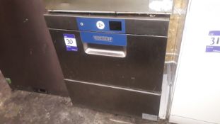 Hobart GXCS-11B stainless steel undercounter Glass Washer serial number 866900869