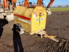 Fuel Safe 300 mobile Bowser, Gas Oil, (wheels missing), Location: Southam, Warwickshire