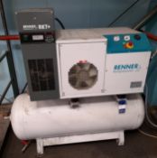Renner RKT+ RSDK-B 7.5 packaged air compressor wit