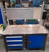 QMP Workbench 1500mmx750mmx830mm no keys