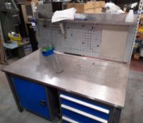 QMP Workbench 1500mmx750mmx830mm no keys